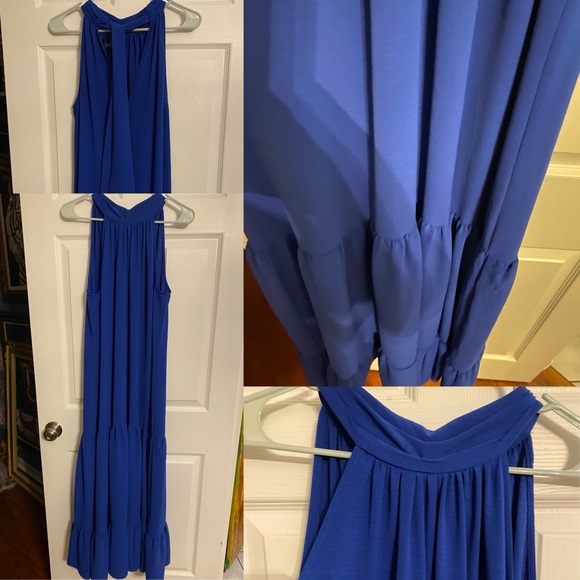 Elegant Blue Maxi Dress - Picture 1 of 3